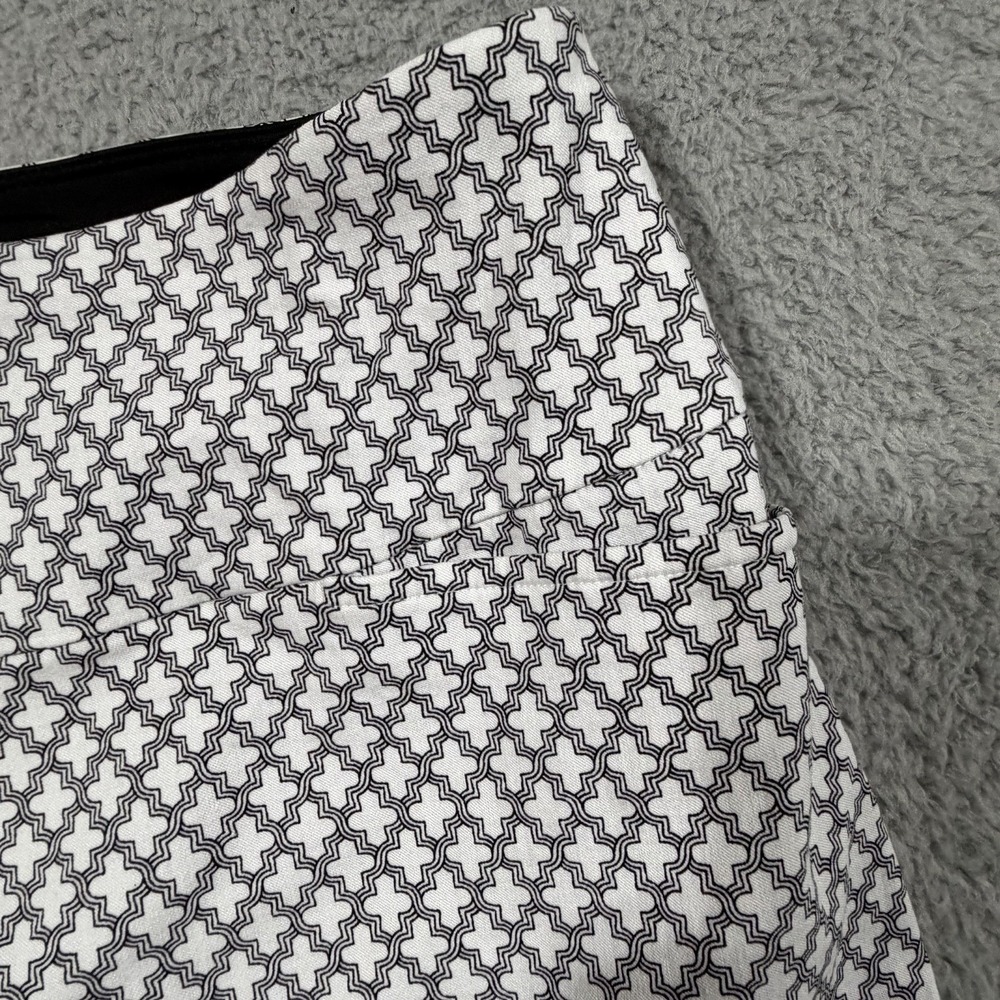 SC & Co Skort size XL White Black Geometric Pickleball sporty golf stretch - Picture 2 of 7